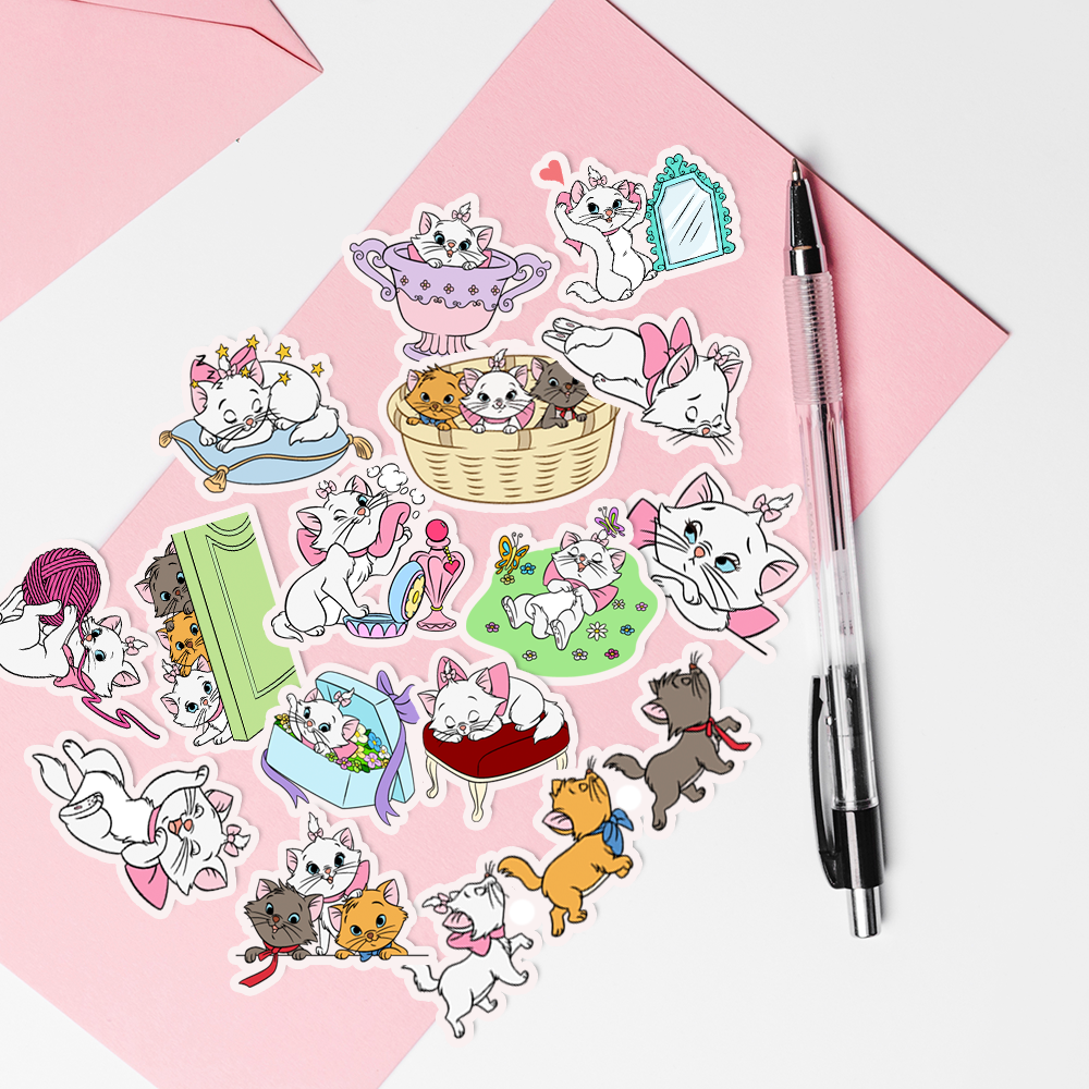 Marie Cat Journaling Stickers