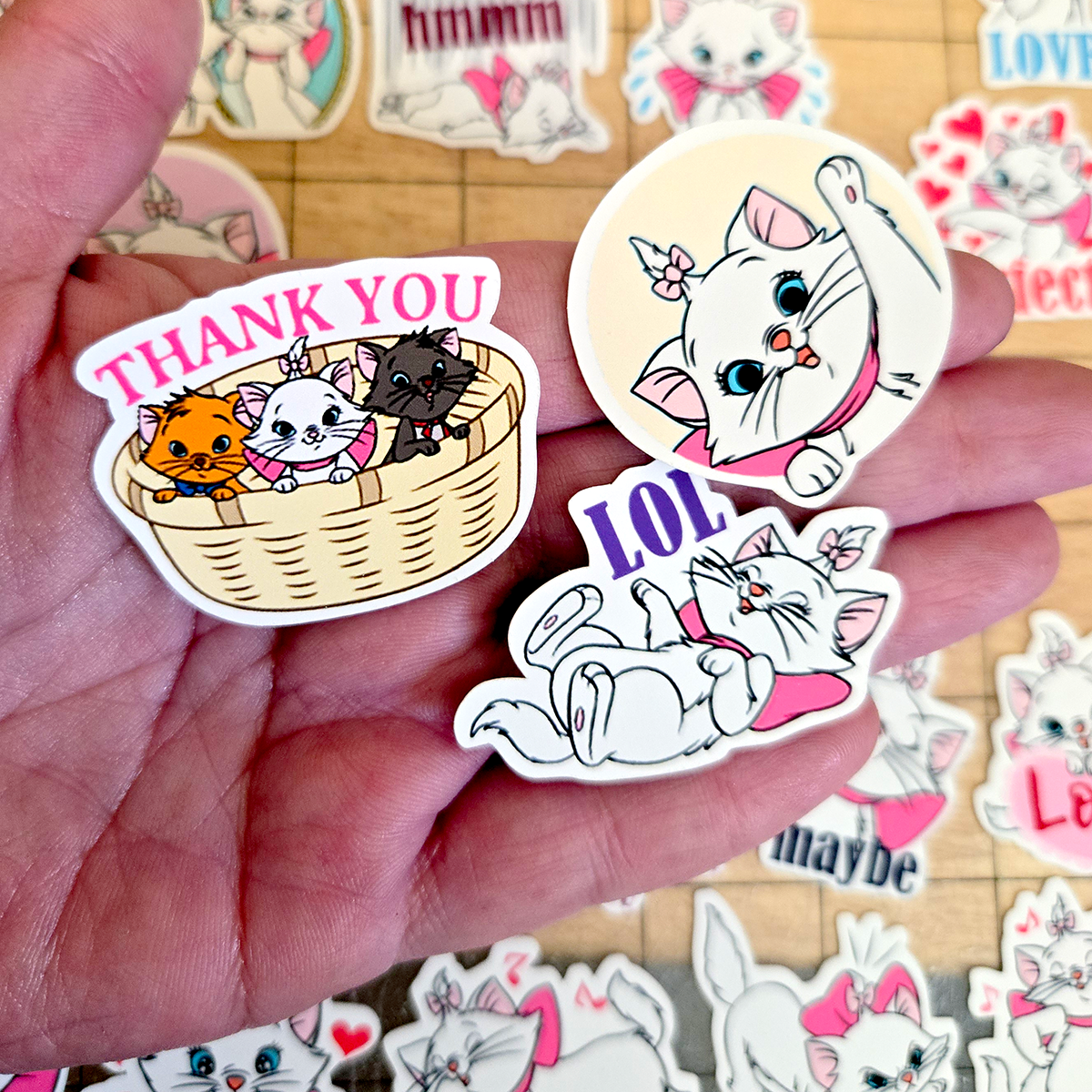 Marie Cat Journaling Stickers