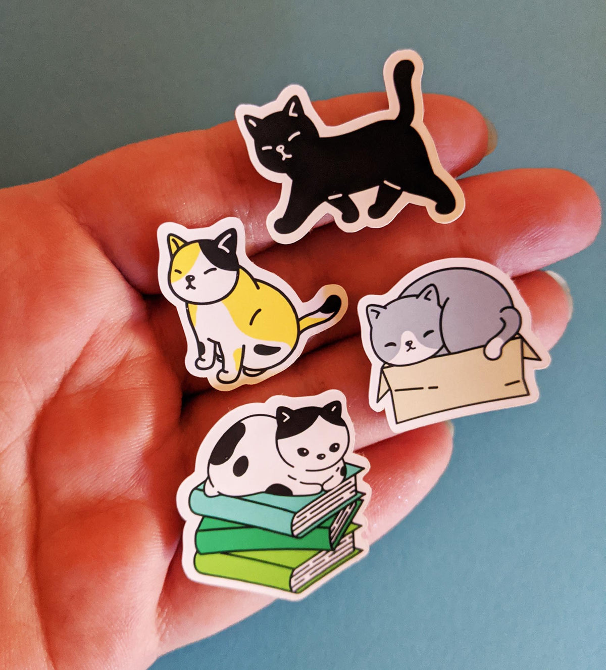 Cozy Cats at Home Journaling Stickers