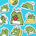 Daily Frogs Journaling Stickers