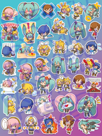 Hatsune Miku & Friends Journaling Stickers