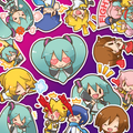 Hatsune Miku & Friends Journaling Stickers