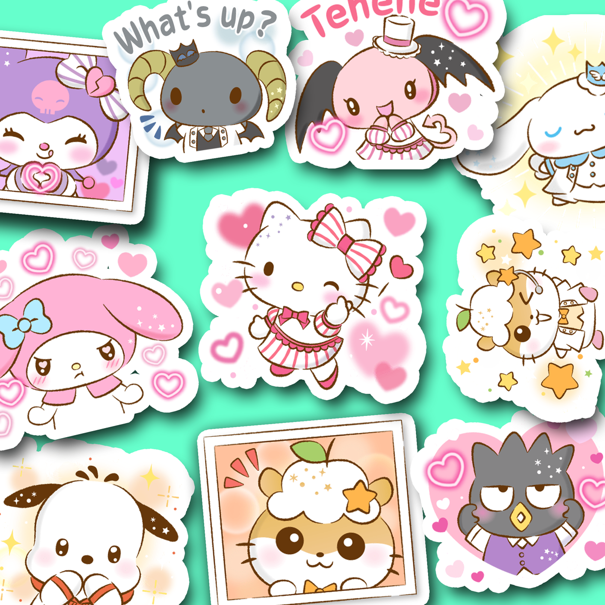 Sanrio Cheer Journaling Stickers