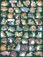 Adorable Dinos Journaling Stickers