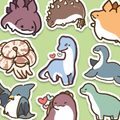 Adorable Dinos Journaling Stickers