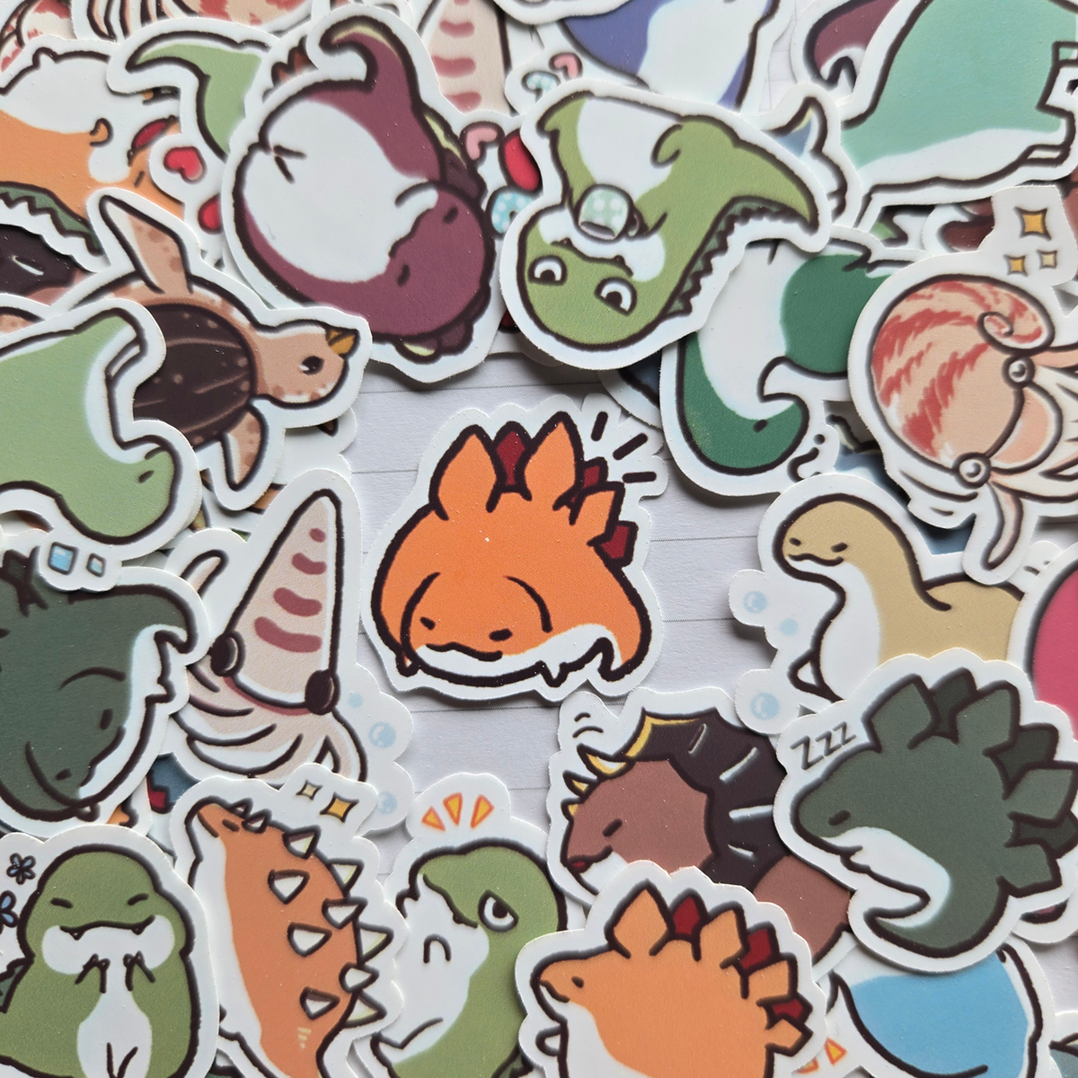 Adorable Dinos Journaling Stickers