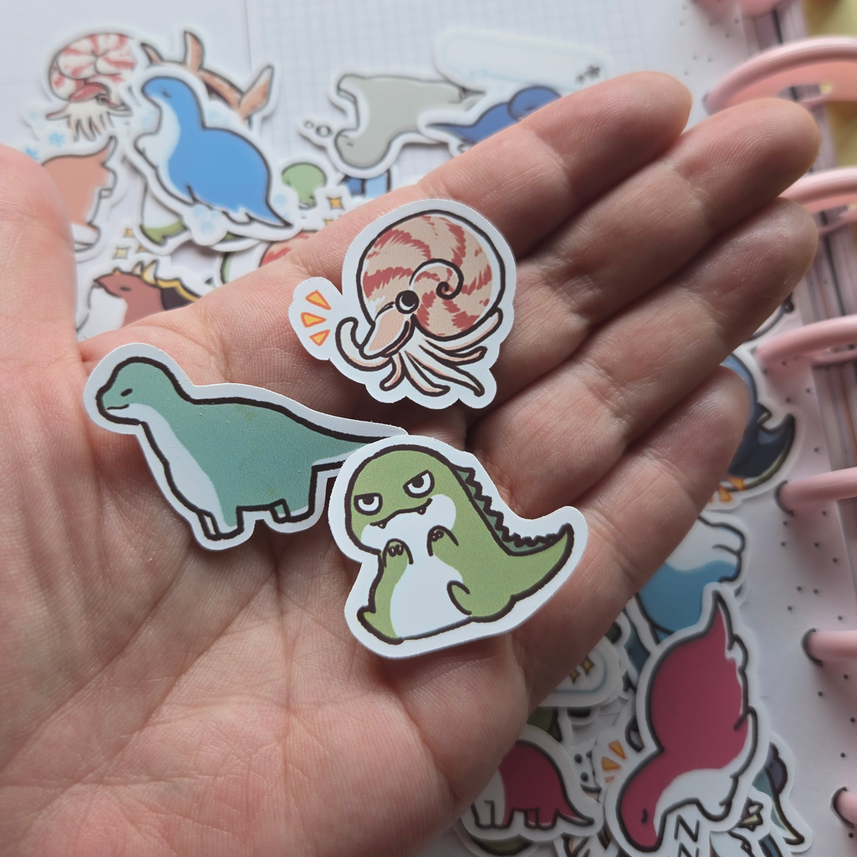 Adorable Dinos Journaling Stickers