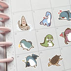 Adorable Dinos Journaling Stickers