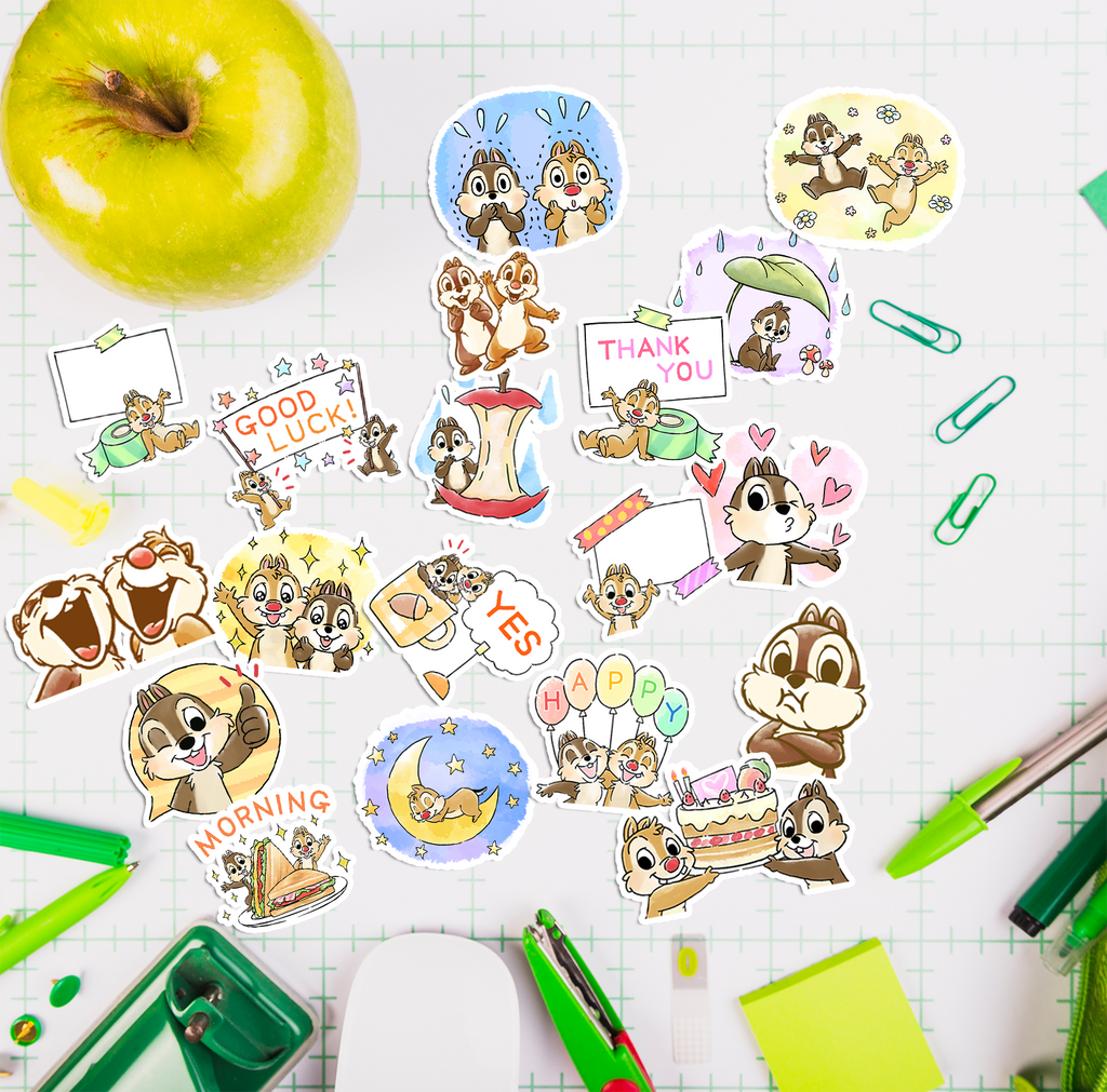 Chip 'n' Dale Journaling Stickers