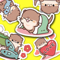 Baby Otter Journaling Stickers