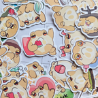 Grumpy Rainfrog Journaling Stickers