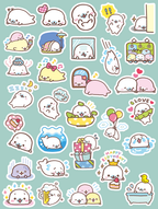 Baby Seal Journaling Stickers