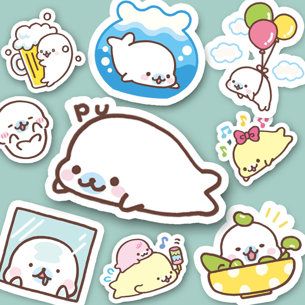 Baby Seal Journaling Stickers