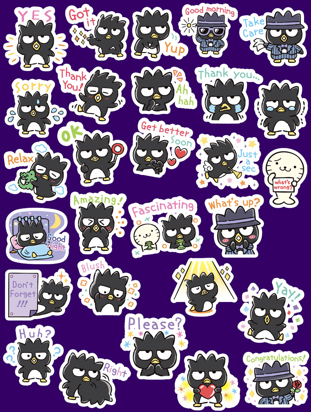 Bad Batz-Maru Journaling Stickers