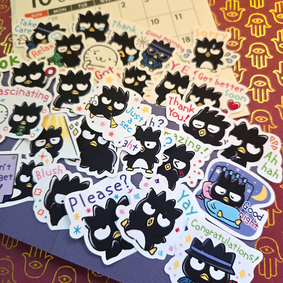 Bad Batz-Maru Journaling Stickers