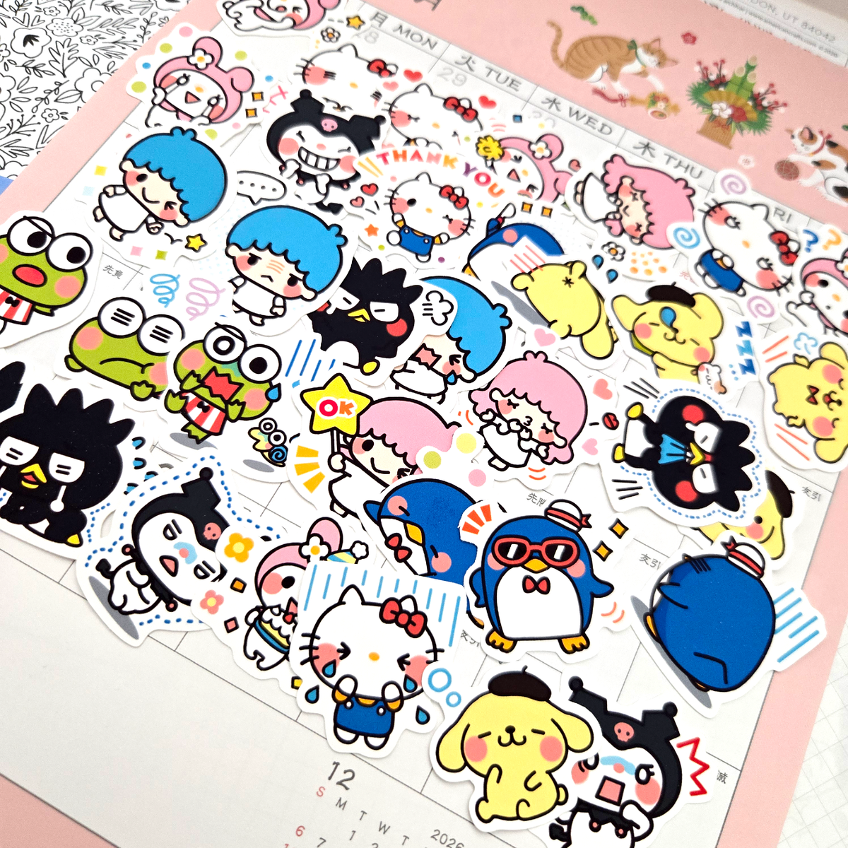 Sanrio Celebration Journaling Stickers