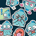 Hangyodon Journaling Stickers