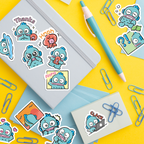 Hangyodon Journaling Stickers