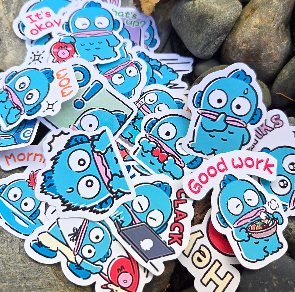Hangyodon Journaling Stickers