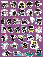 Daily Bad Batz-Maru Journaling Stickers