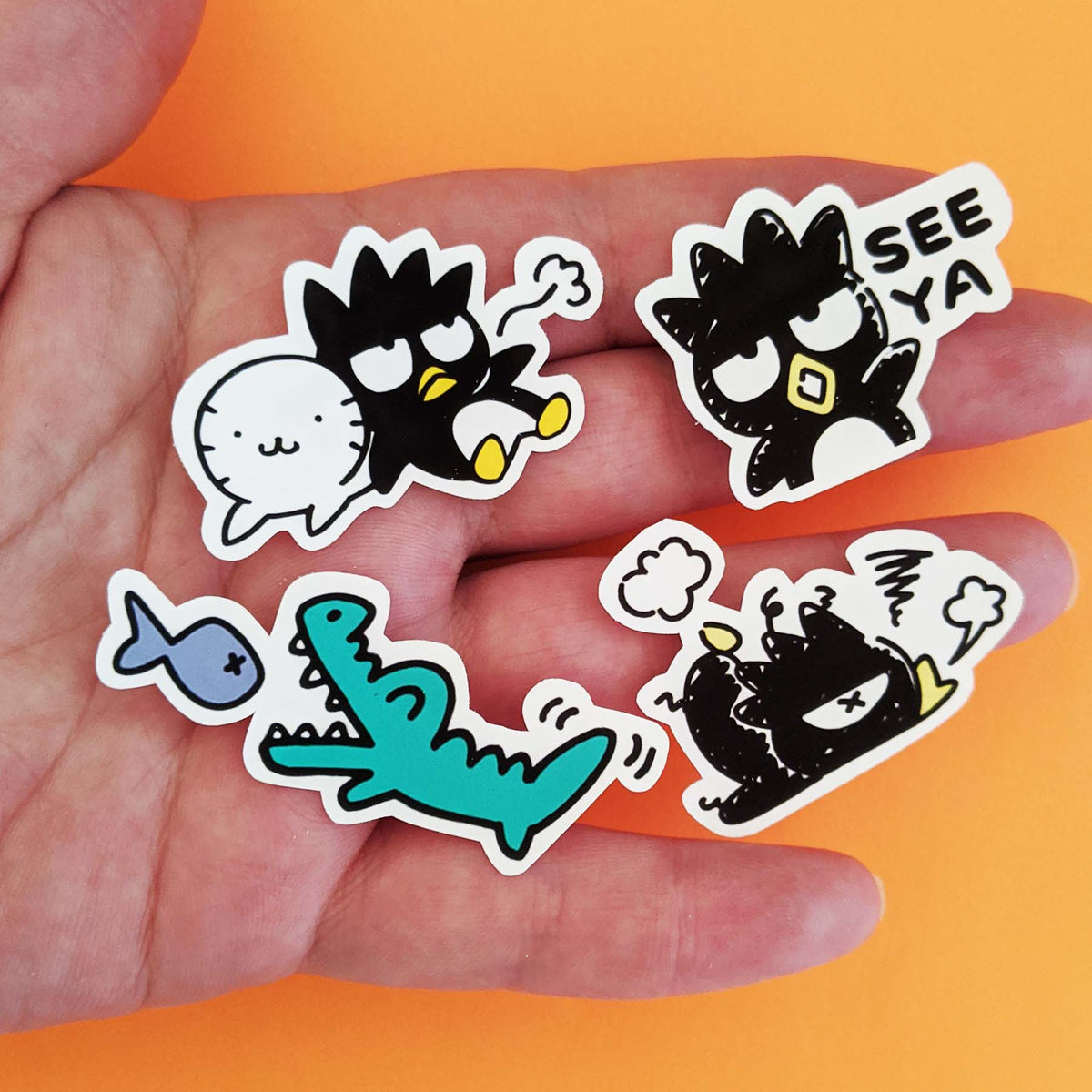 Daily Bad Batz-Maru Journaling Stickers
