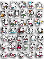 Daily Pochacco Journaling Stickers