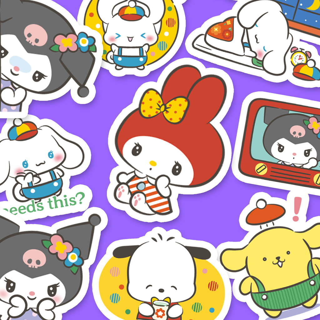 Baby Sanrio Journaling Stickers