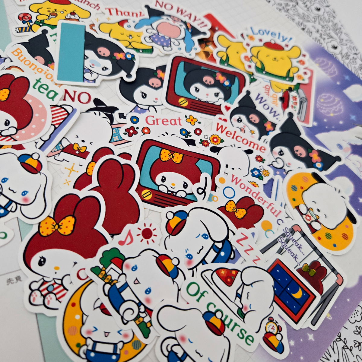 Baby Sanrio Journaling Stickers