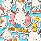 Pochacco Expressions Journaling Stickers