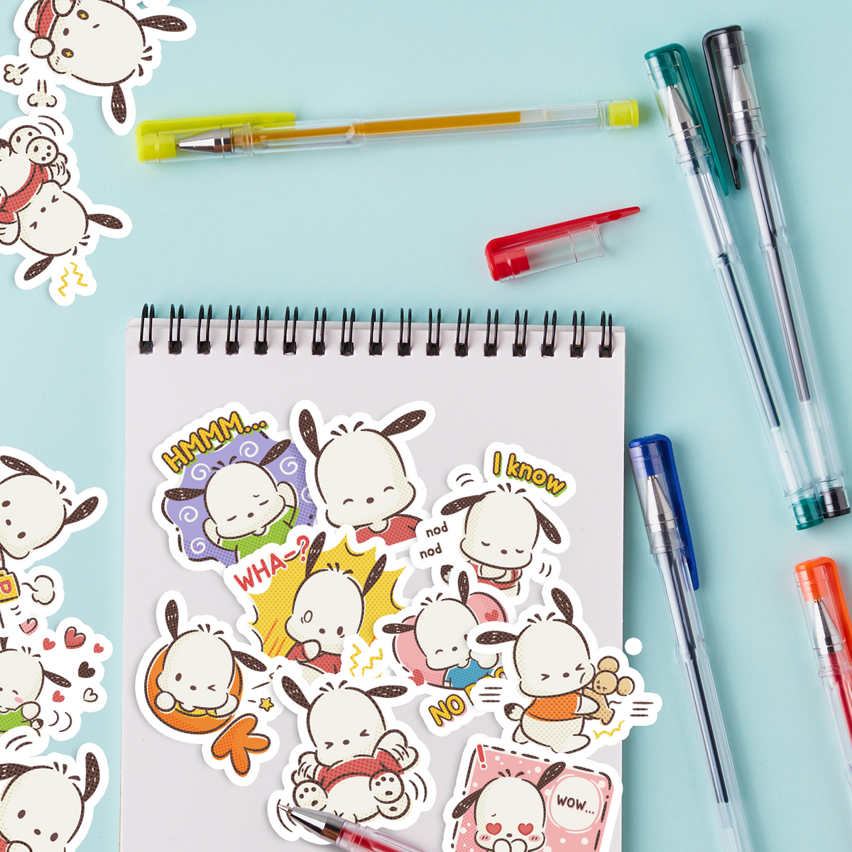 Pochacco Expressions Journaling Stickers