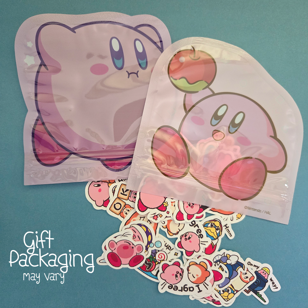 Kirby Puffball Journaling Stickers