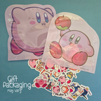 Kirby Puffball Journaling Stickers
