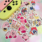 Kirby Puffball Journaling Stickers
