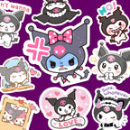 Daily Kuromi Journaling Stickers