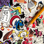 Undertale and Deltarune Journaling Stickers