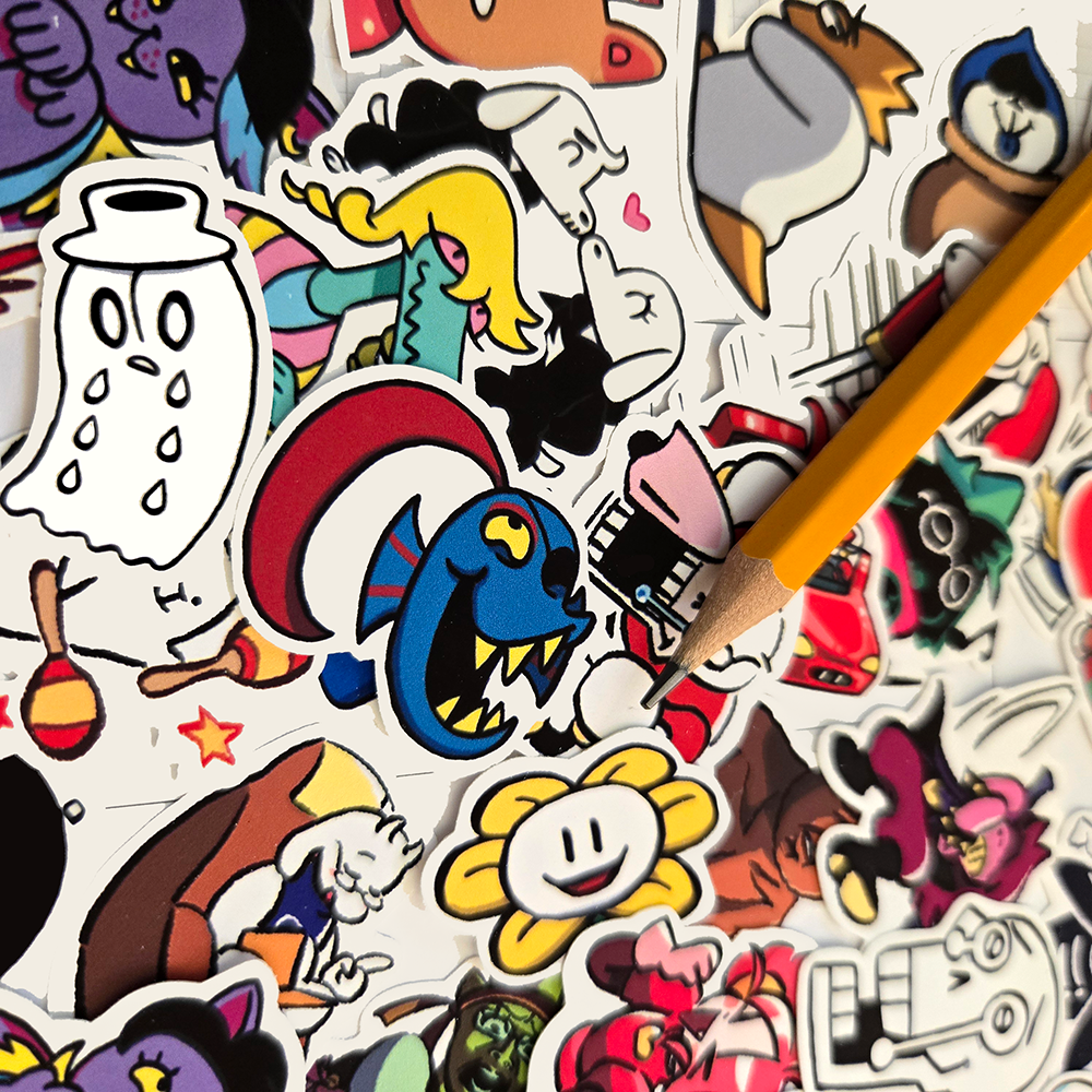 Undertale and Deltarune Journaling Stickers