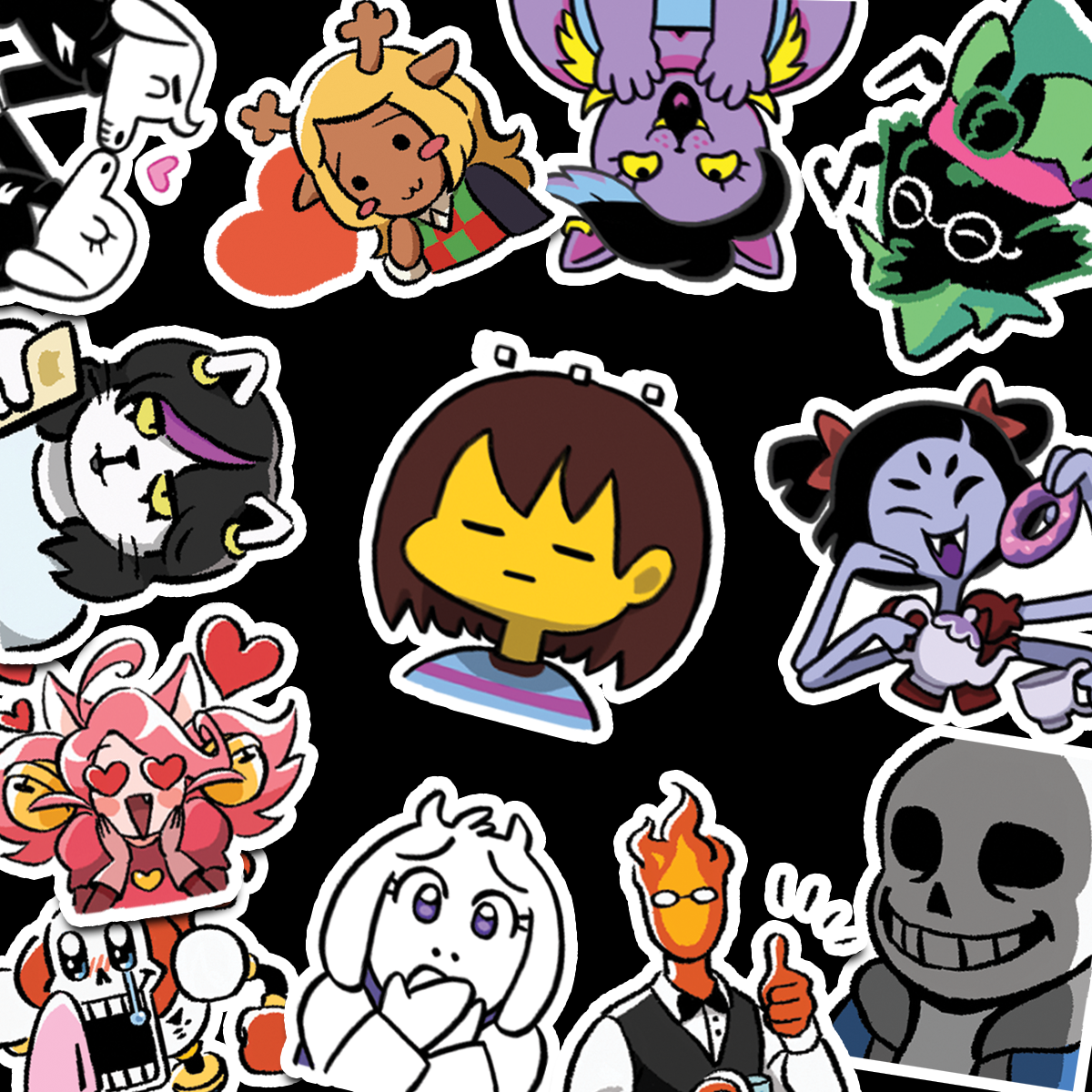 Undertale and Deltarune Journaling Stickers