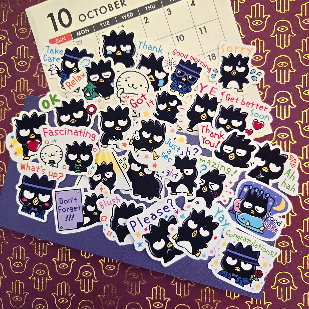 Bad Batz-Maru Journaling Stickers