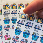 Household Tasks Stickers Choose Your Set
