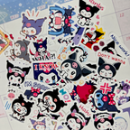 Daily Kuromi Journaling Stickers