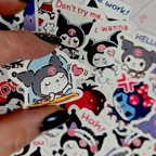 Daily Kuromi Journaling Stickers