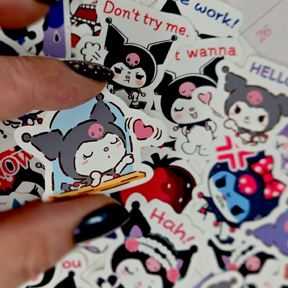 Daily Kuromi Journaling Stickers