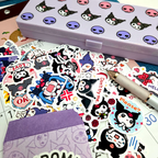 Daily Kuromi Journaling Stickers
