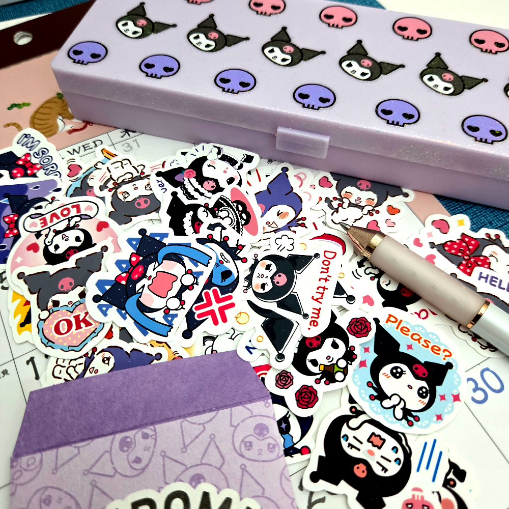 Daily Kuromi Journaling Stickers