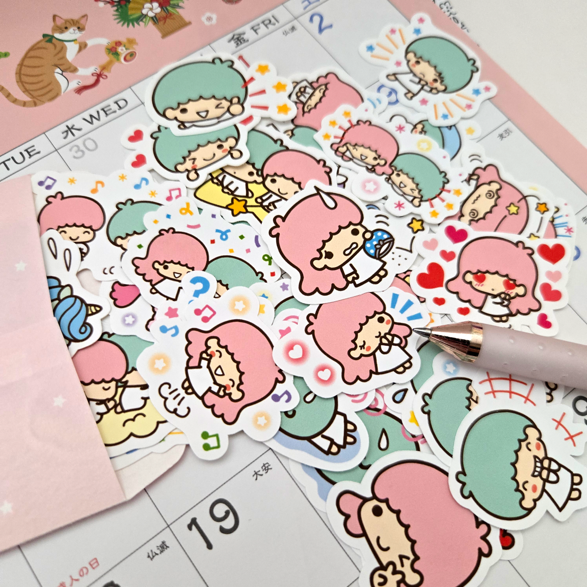 Little Twin Stars Journaling Stickers