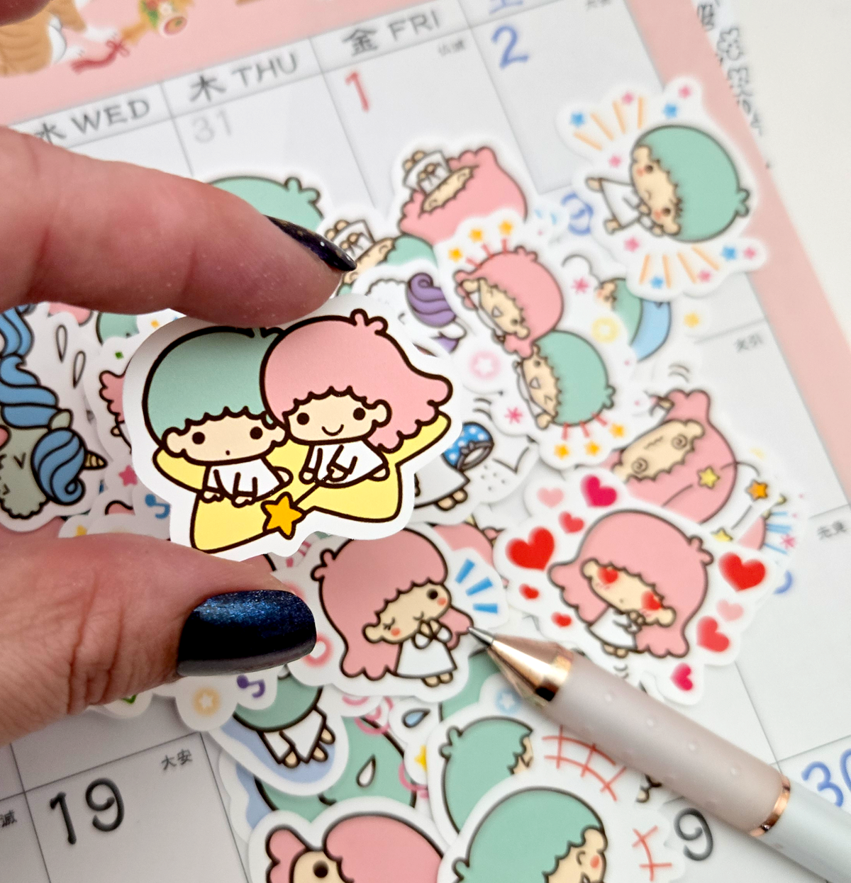 Little Twin Stars Journaling Stickers
