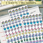 Household Tasks Stickers Choose Your Set