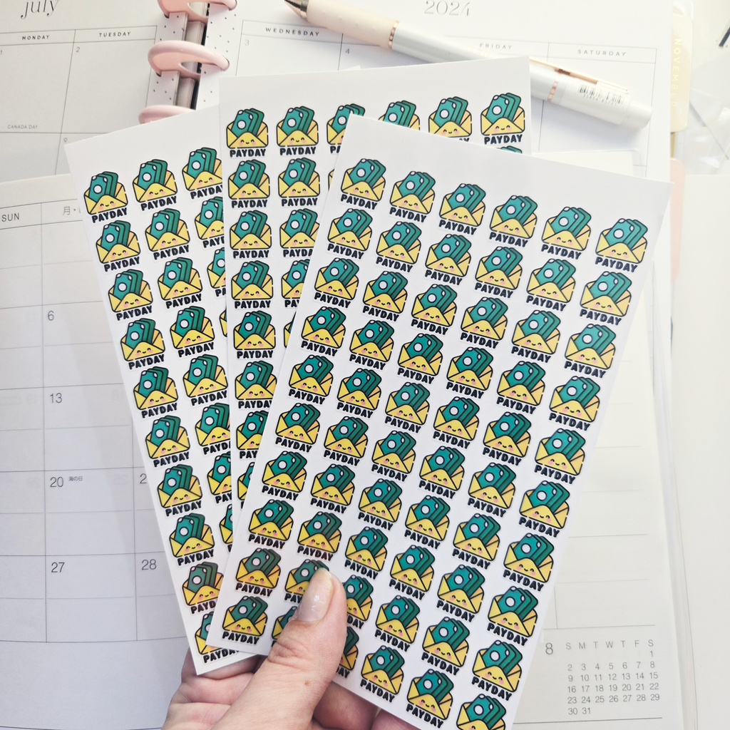 Payday Stickers Choose Your Style