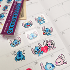 Stitch and Angel Emote Stickers