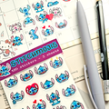 Stitch and Angel Emote Stickers